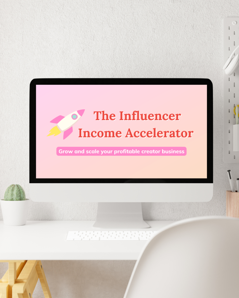 The Influencer Income Accelerator™️ is back!